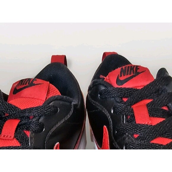 Nike Court Borough Low 2 Black University Red White GS Youth 7Y BQ5448-007 - Picture 9 of 10
